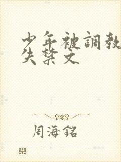 少年被调教爽到失禁文