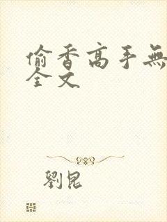 偷香高手无删减全文