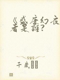 《盛唐幻夜》作者是谁?