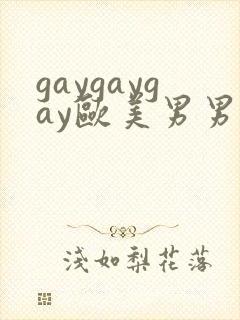 gaygaygay欧美男男无套