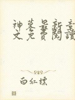 神墓最新章节全文免费阅读无弹窗