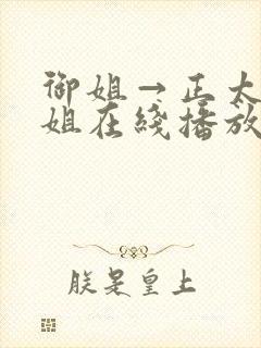 御姐→正太←御姐在线播放