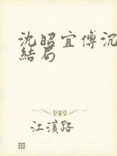 沈昭宜傅沉砚大结局封面