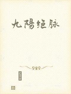九阳绝脉封面