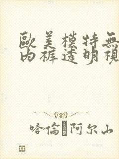 欧美模特无内衣内裤透明视频秀