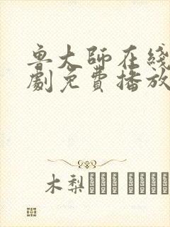 鲁大师在线电视剧免费播放