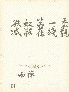 欲奴第一季未删减版在线观看封面