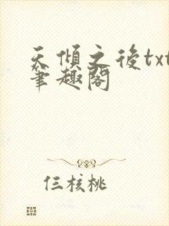 天倾之后txt笔趣阁
