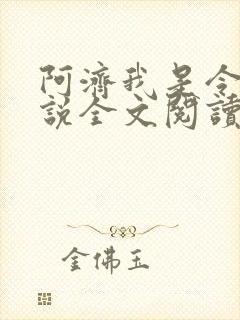 阿济我是令川小说全文阅读无弹窗