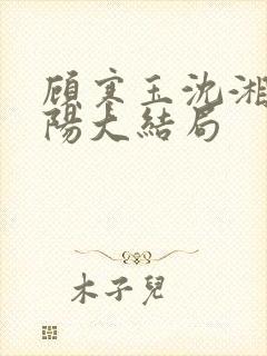 顾寒玉沈湘盛暖阳大结局