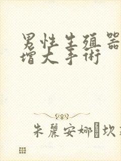 男性生殖器延长增大手术