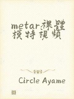 metar裸体模特视频