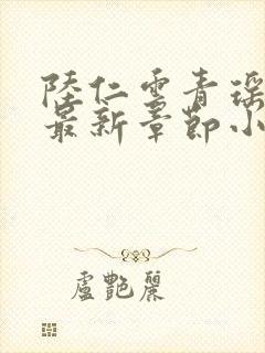 陆仁云青瑶正版最新章节小说