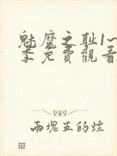 魅魔之耻1~4季免费观看