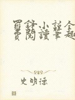 罗铮小说全文免费阅读笔趣阁