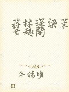 蒋林琛梁茉小说笔趣阁