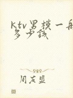 ktv男模一般多少钱封面