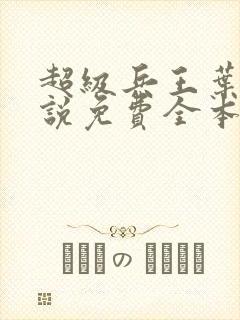 超级兵王叶谦小说免费全本阅读