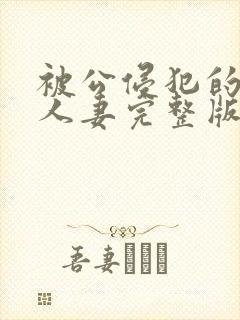 被公侵犯的漂亮人妻完整版