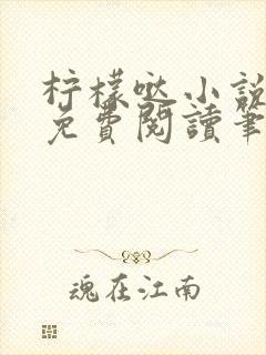 柠檬哒小说全文免费阅读笔趣阁