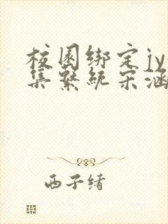 校园绑定jy收集系统宋涵全文免费封面