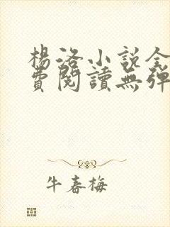 杨洛小说全文免费阅读无弹窗最新章节