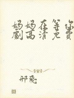 妈妈在等你电视剧高清免费观看