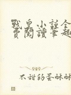 战皇小说全文免费阅读笔趣阁