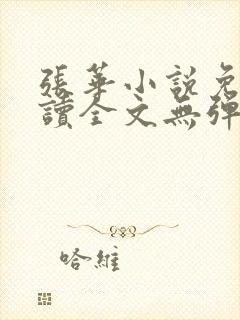 张华小说免费阅读全文无弹窗