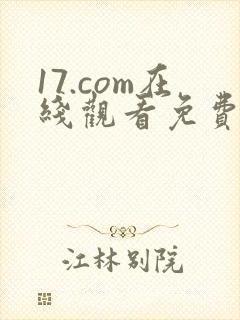 17.com在线观看免费高清电视剧下载封面