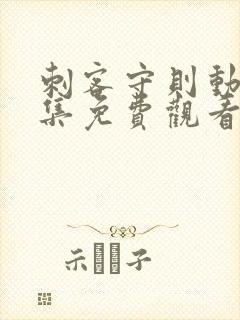 刺客守则动漫全集免费观看