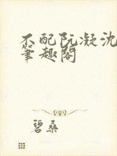 不配阮凝沈念丞笔趣阁封面