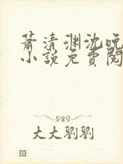 萧清渊沈晚棠的小说免费阅读