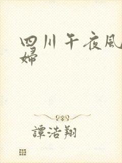 四川午夜风流少妇封面