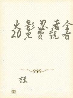 火影忍者全集720免费观看完整版