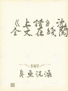 《上错》沈南初全文在线阅读笔趣阁