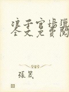 浪子官场猎艳记全文免费阅读