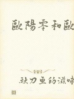 欧阳零和欧阳坤