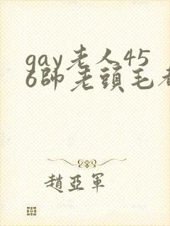 gay老人456帅老头毛都白了