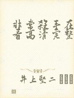 非常杀手在线观看高清完整版免费封面