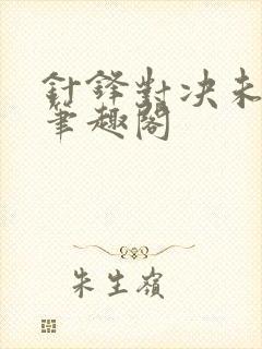 针锋对决未删减笔趣阁