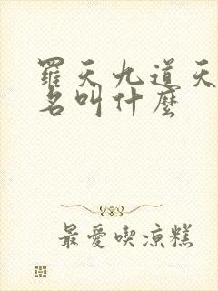 罗天九道天书书名叫什么