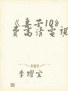 《妻子10》免费高清电视剧hd封面