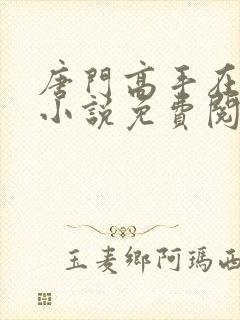 唐门高手在异世小说免费阅读