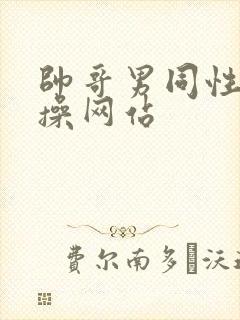 帅哥男同性恋互操网站