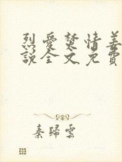 烈爱焚情姜媛小说全文免费阅读正版