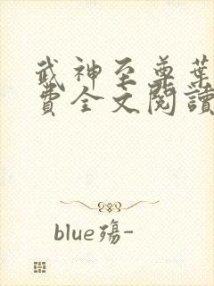 武神至尊叶风免费全文阅读无弹窗