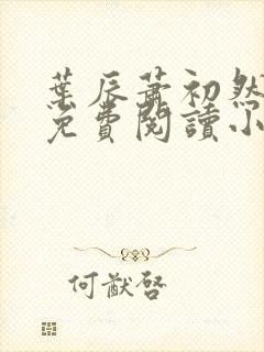 叶辰萧初然全文免费阅读小说最新封面