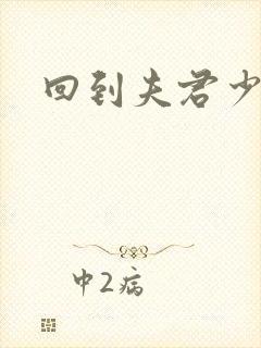 回到夫君少年时