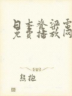 日本脊梁电视剧免费播放网站封面